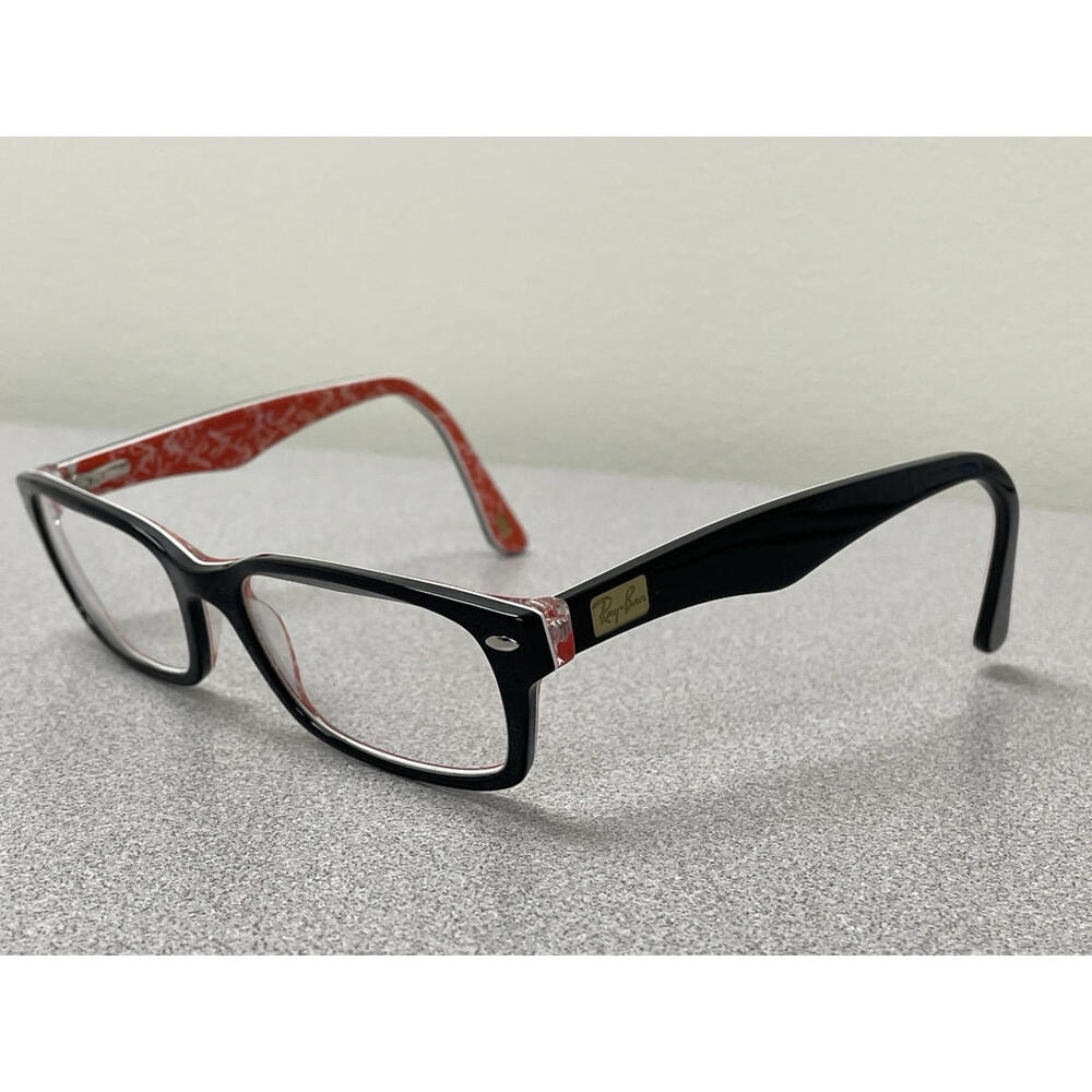 Ray-Ban RB5206 2479 Eyeglasses Red w/ Logo Inside Frames Only 52-18-140